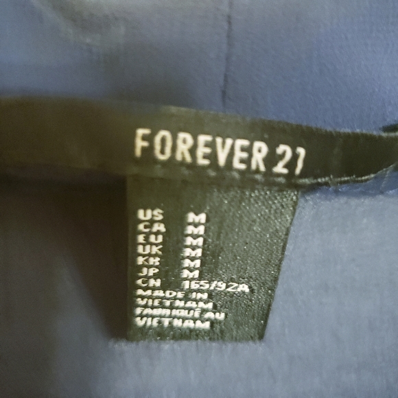 Forever 21 Sheer Navy Blouse...M - Picture 6 of 6